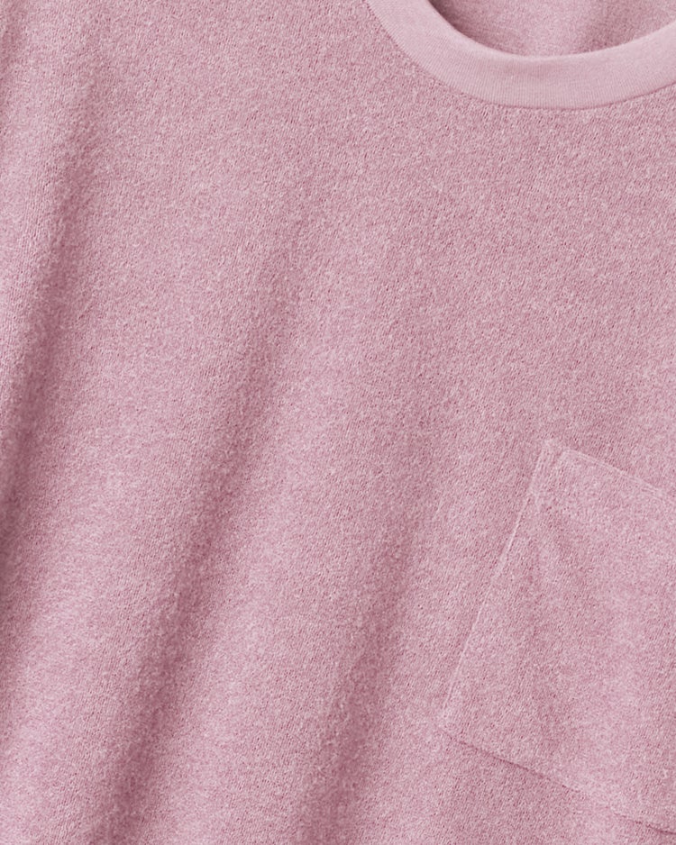 パイルリラックスクルーネックTシャツ 詳細画像 ライラック 3