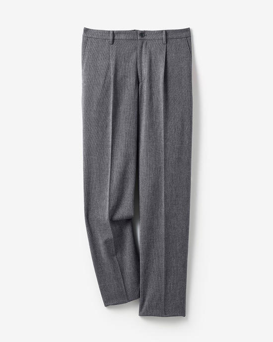 両面起毛360ストレッチパンツ・ワンタック