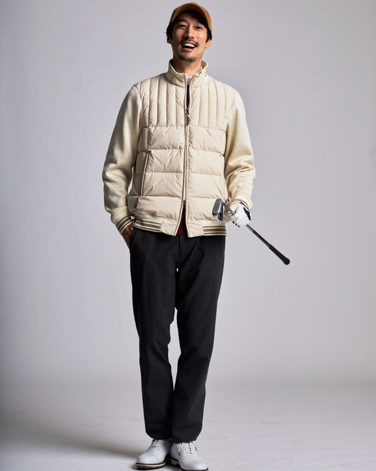 両面起毛360ストレッチゴルフパンツ