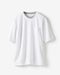 重ね着風クルーネックストレッチTシャツ 詳細画像