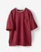 重ね着風クルーネックストレッチTシャツ 詳細画像