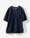 重ね着風クルーネックストレッチTシャツ 詳細画像