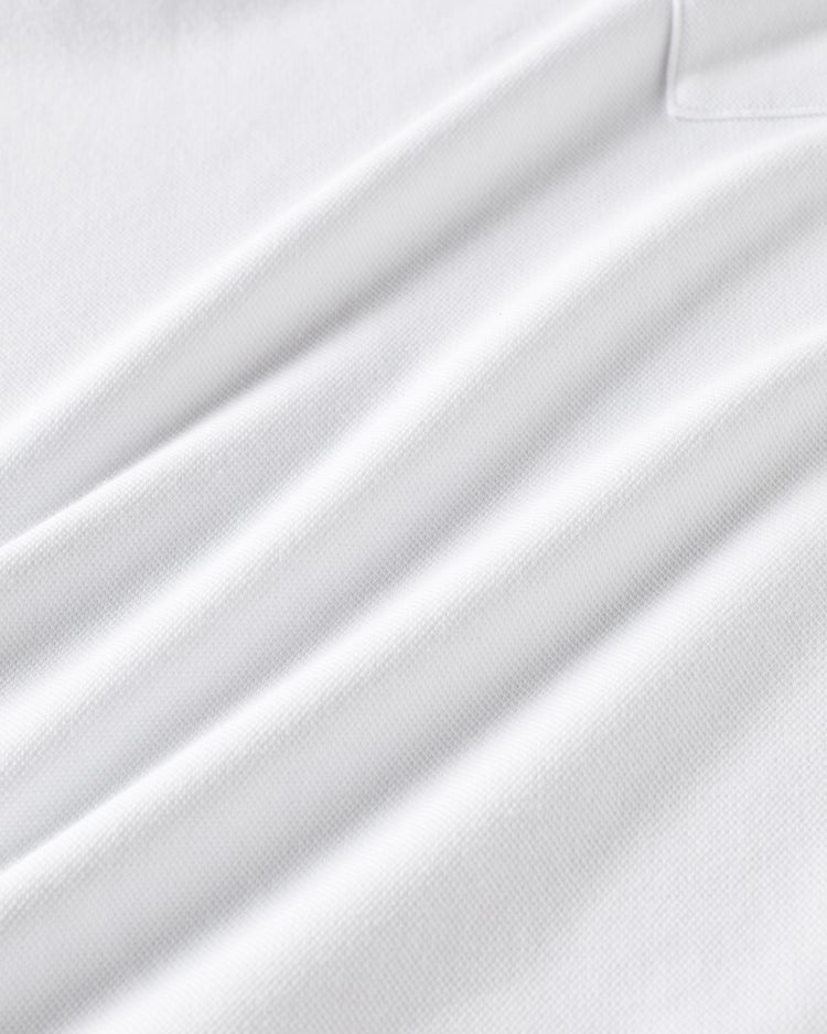 重ね着風クルーネックストレッチロングTシャツ 詳細画像 ホワイト 2