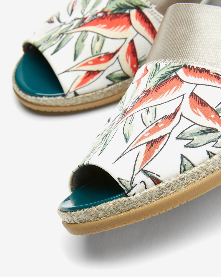 しなやかウエッジストレッチオープントゥ 詳細画像 グリーン・パターン 6