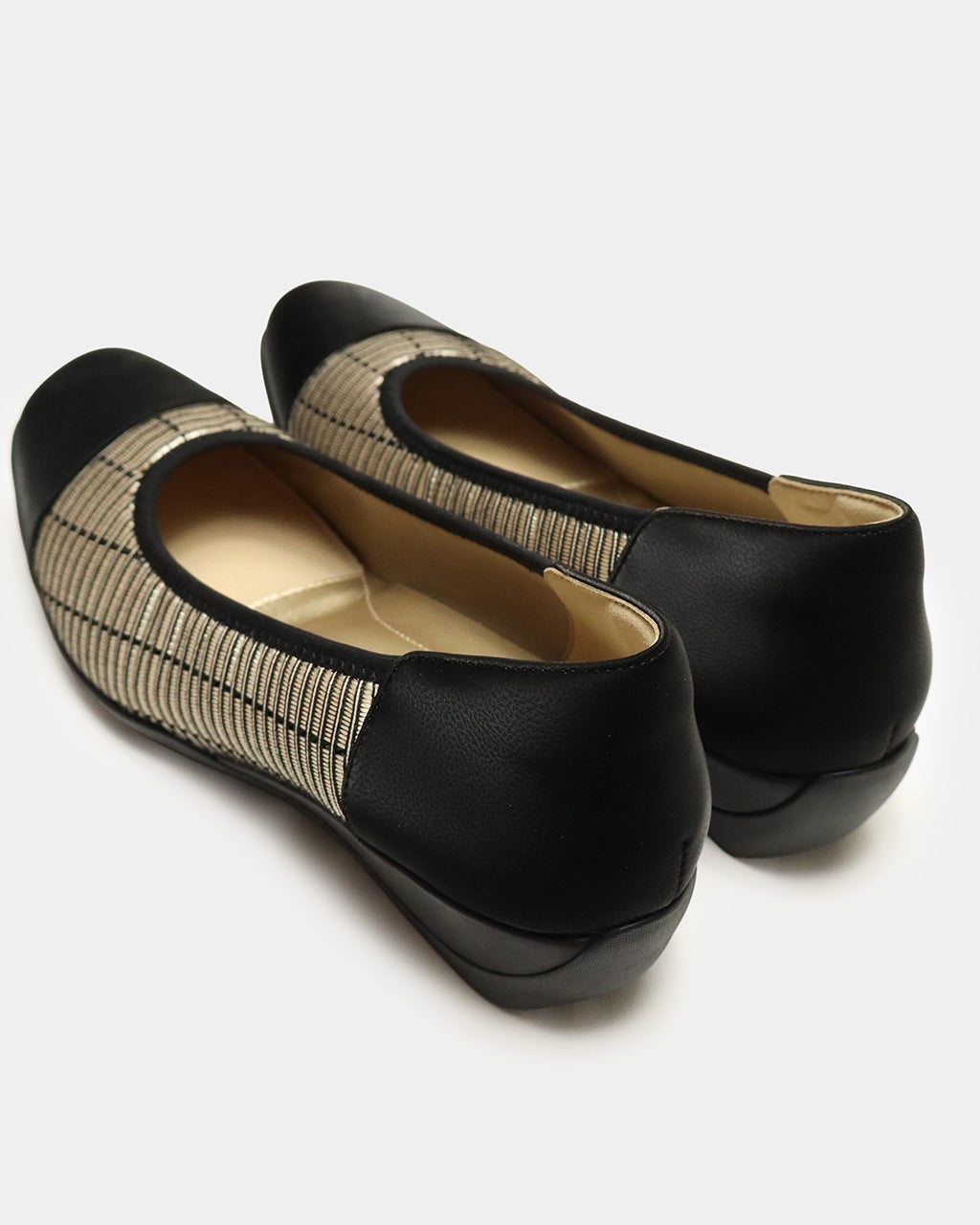 撥水バイカラーバレエシューズ⁄DoCLASSE ☆fitfit☆美品! 撥水バレエ