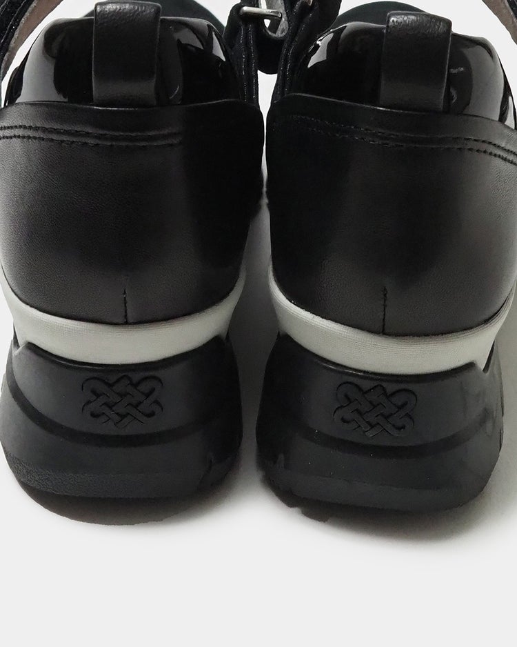 スニーカーバレエストラップ 詳細画像 ラメブラック 8