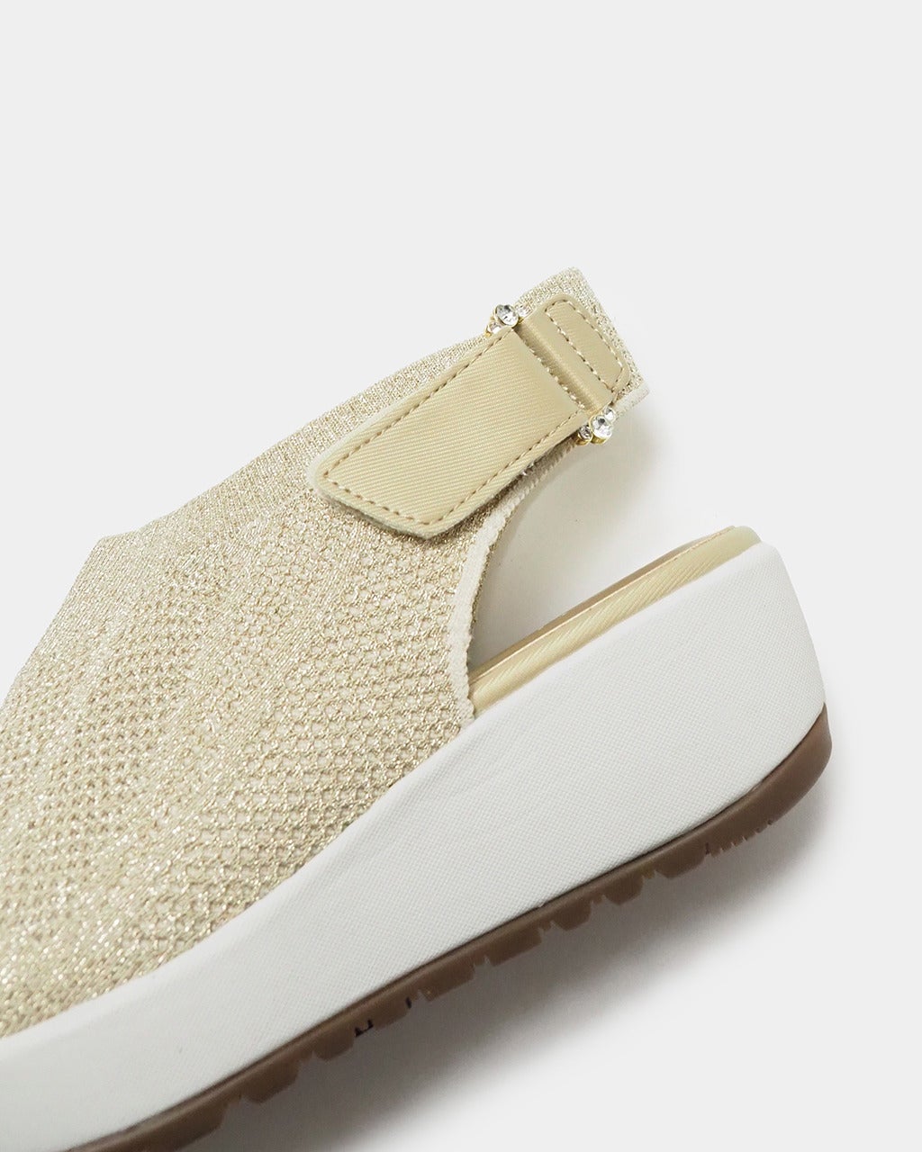 ZARA フラットフォームサンダル 厚底 ベージュ