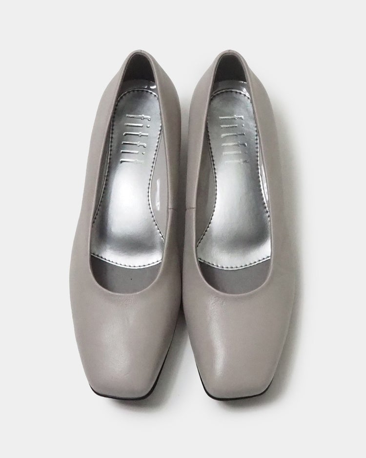 スクエアトゥパンプニーカー 詳細画像 グレージュ 5