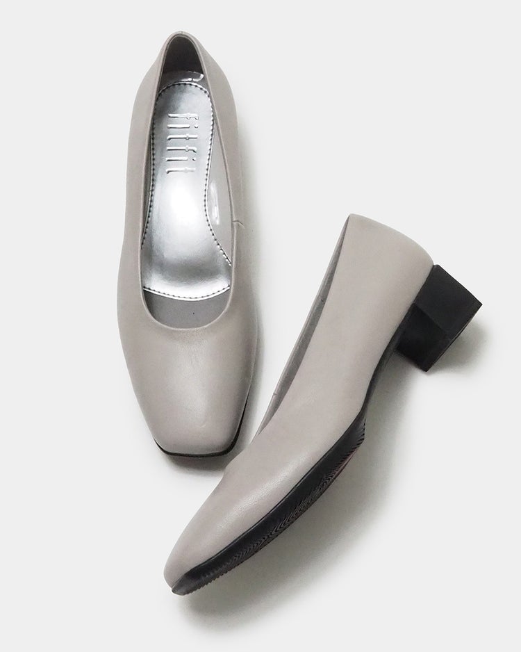 スクエアトゥパンプニーカー 詳細画像 グレージュ 7