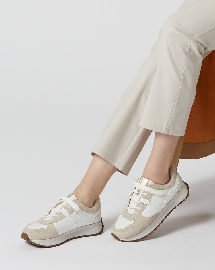 アナトミックレーススニーカー 詳細画像 ホワイト&times;ベージュ 1