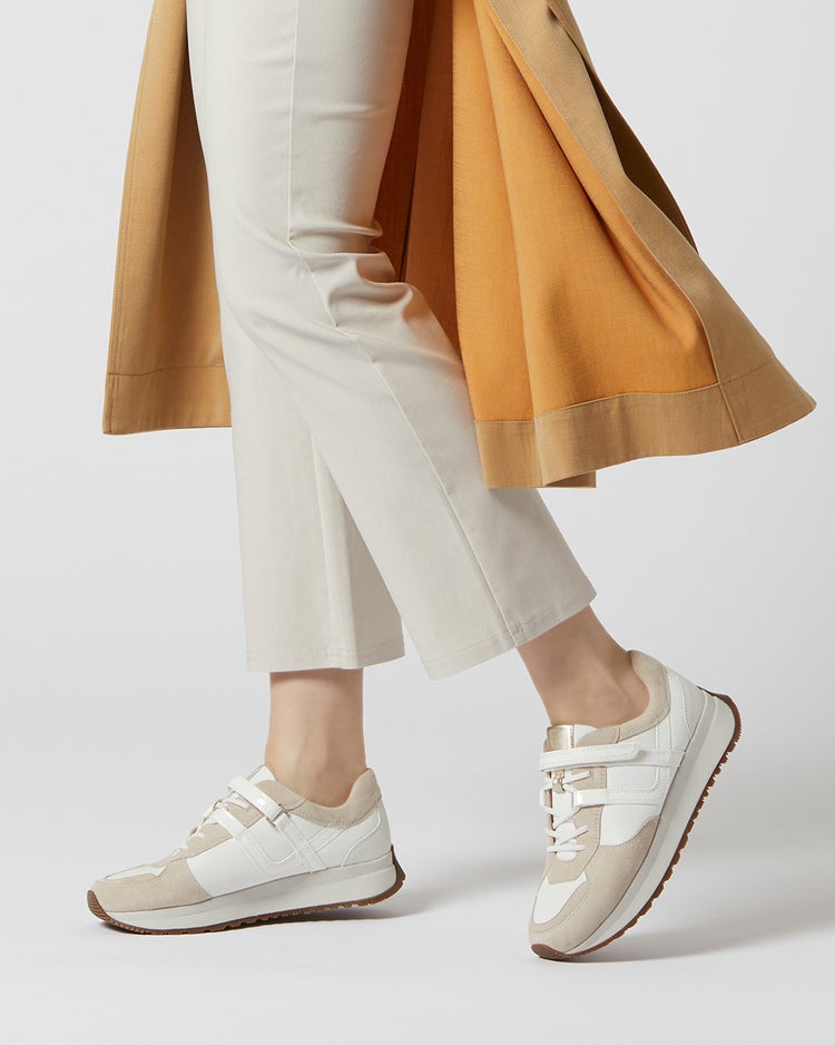 アナトミックレーススニーカー 詳細画像 ホワイト&times;ベージュ 2