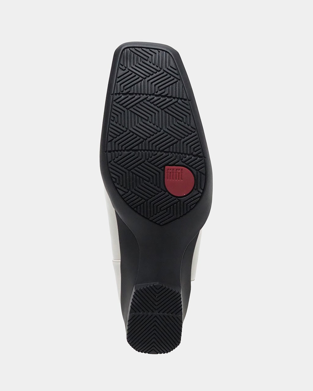 fitfit　撥水ストレッチレザーリボンバレーシューズ　24センチ　ブラック 撥水ストレッチレザーリボンバレエシューズ （ブラック