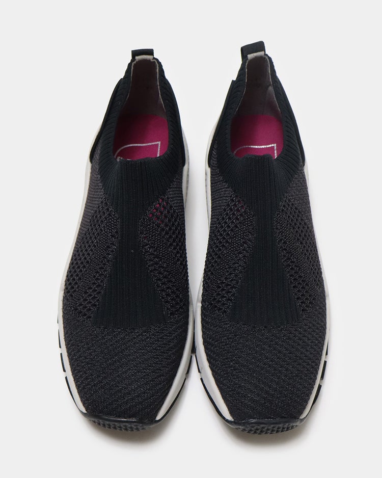 シアーニットスニーカー 詳細画像 ブラック3 5