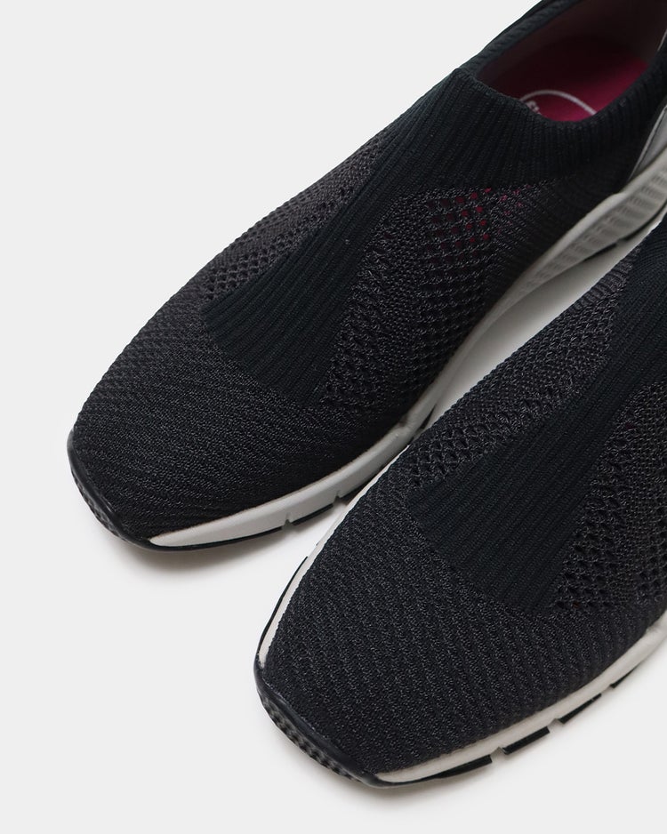 シアーニットスニーカー 詳細画像 ブラック3 8