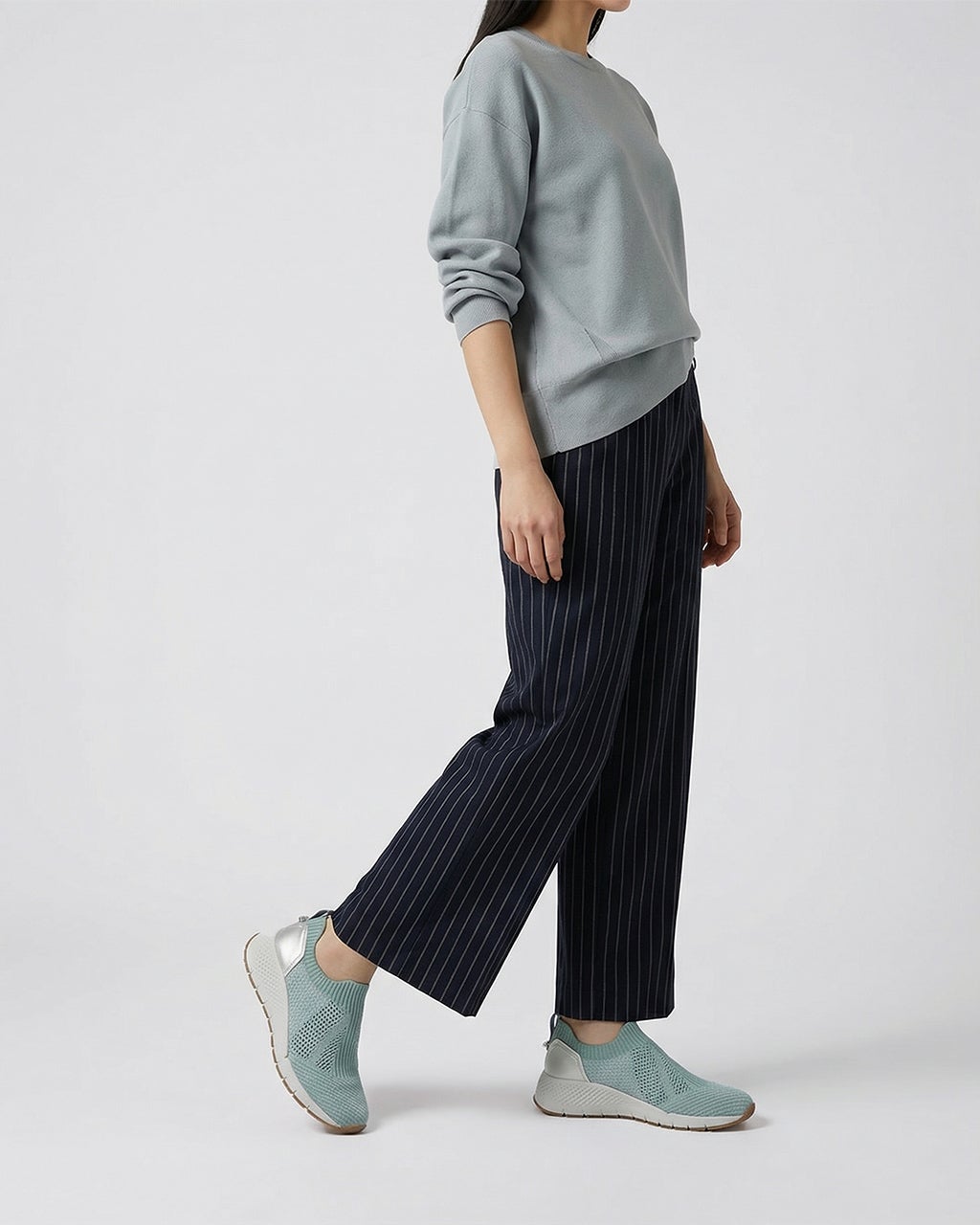 シアーニットスニーカー