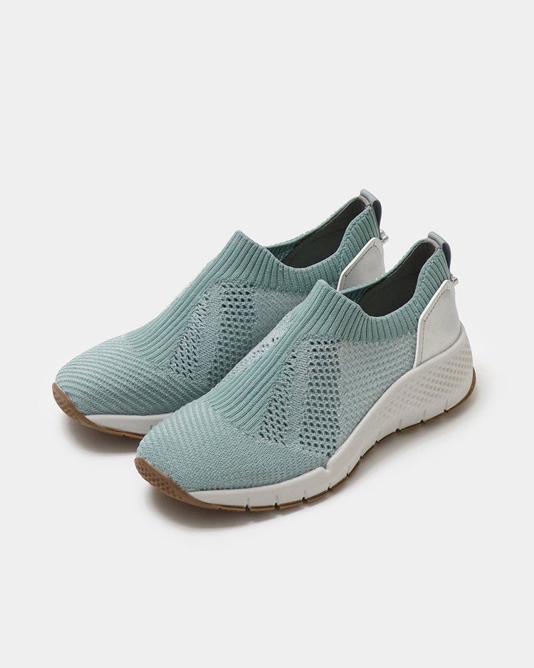 シアーニットスニーカー 詳細画像 ブルーグリーン 1