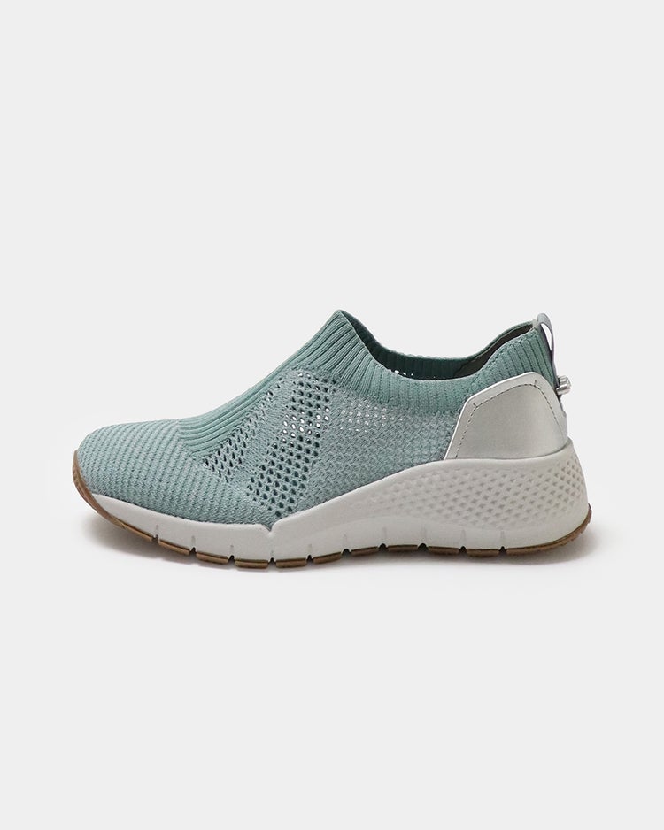 シアーニットスニーカー 詳細画像 ブルーグリーン 2