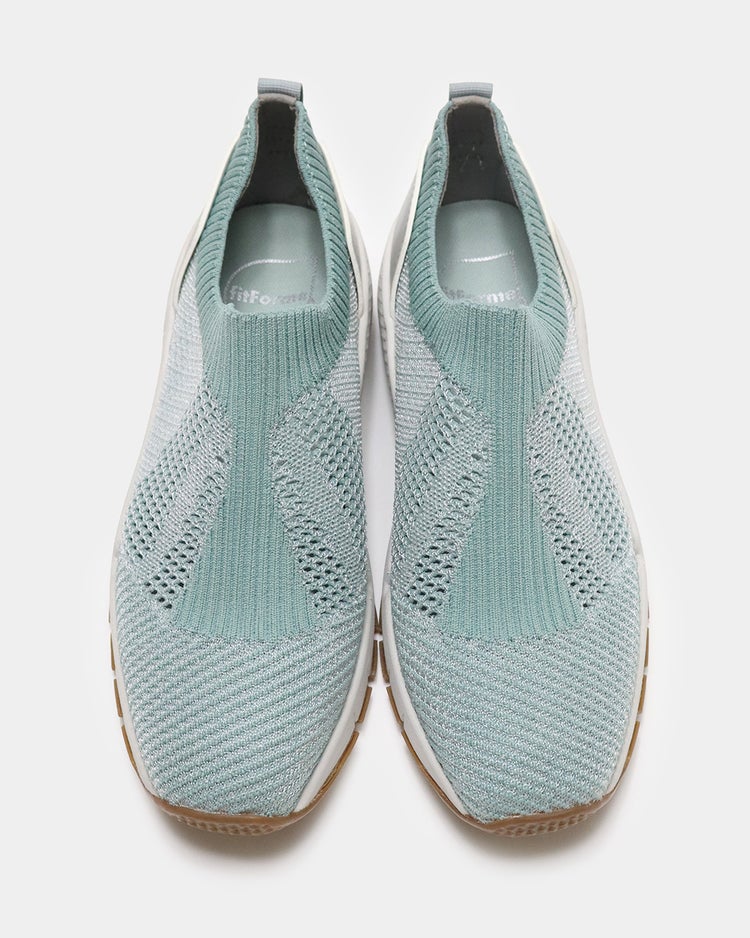 シアーニットスニーカー 詳細画像 ブルーグリーン 5