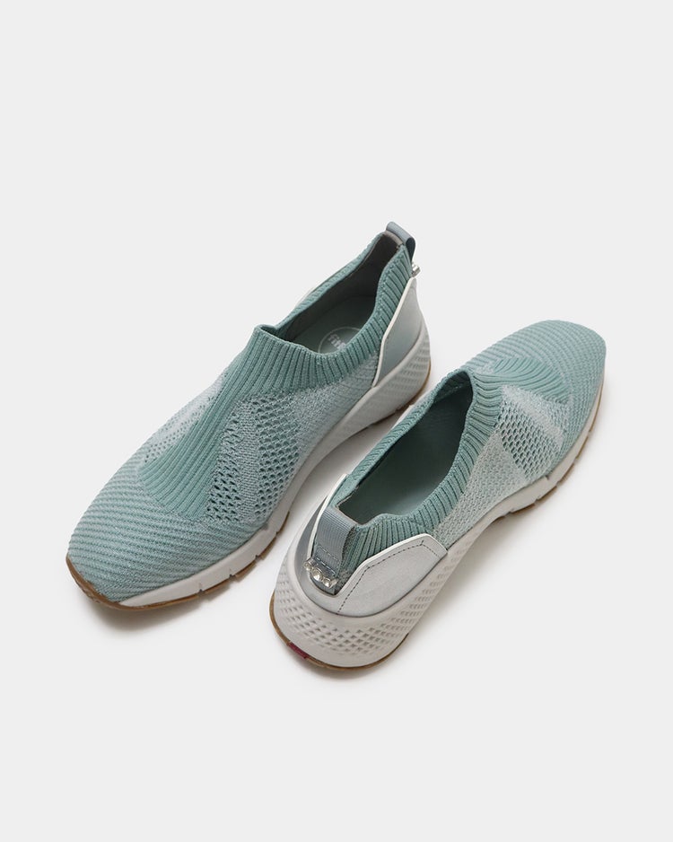 シアーニットスニーカー 詳細画像 ブルーグリーン 7