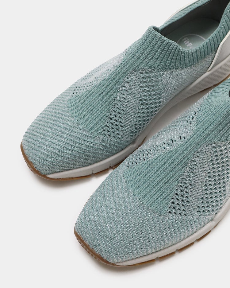 シアーニットスニーカー 詳細画像 ブルーグリーン 8