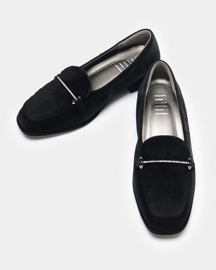 撥水ソフトストレッチモカシン 詳細画像 ブラックマルチ 8