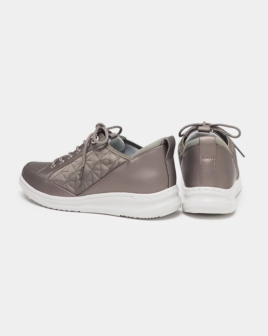 M様 グレー一枚 ソフトキルトLITEスニーカー/40代50代からのレディース