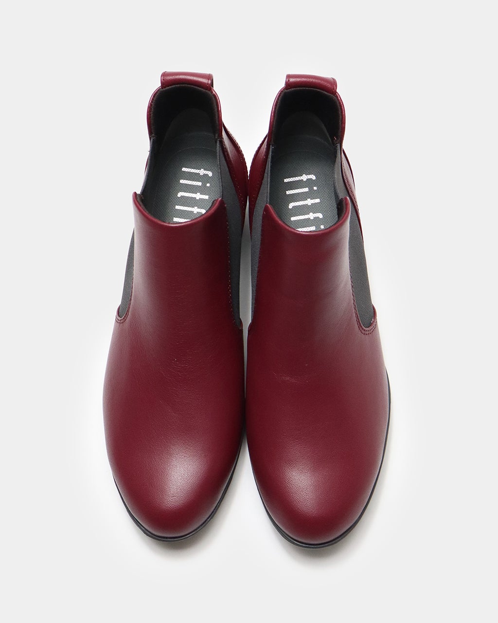 レザーサイドゴアアンクルブーツ/40代50代からのレディース