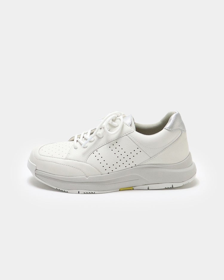 レザージップスニーカーWoW 詳細画像 ホワイト 3