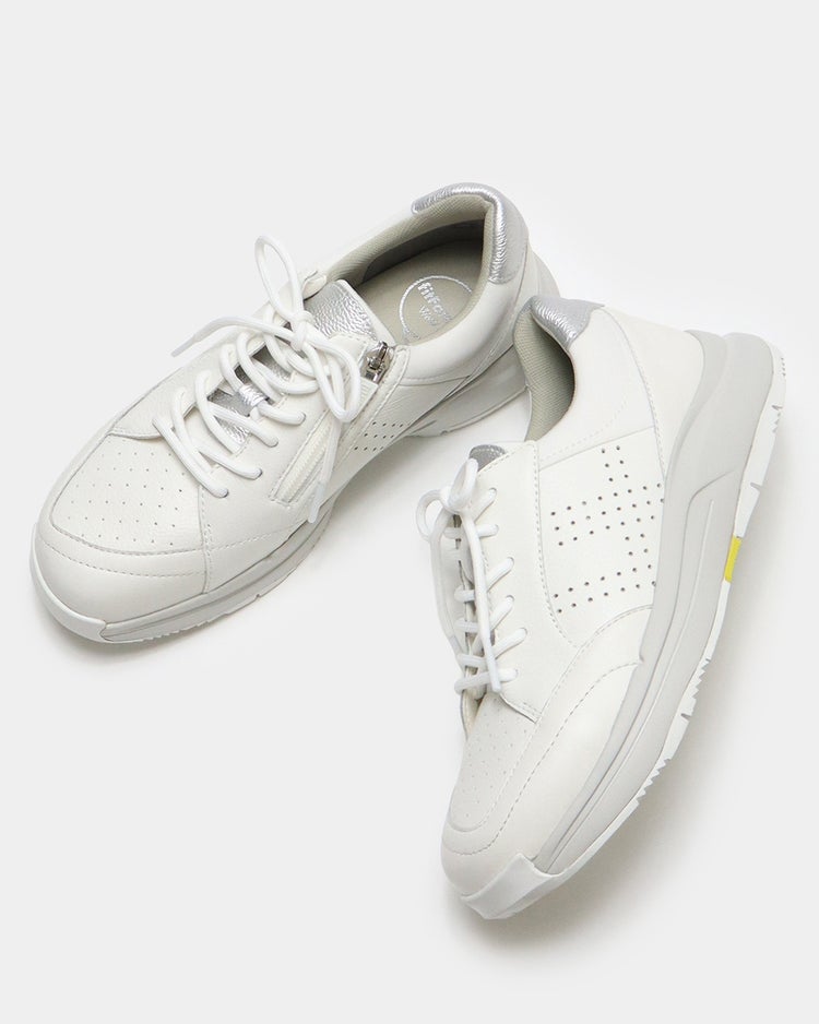 レザージップスニーカーWoW 詳細画像 ホワイト 7