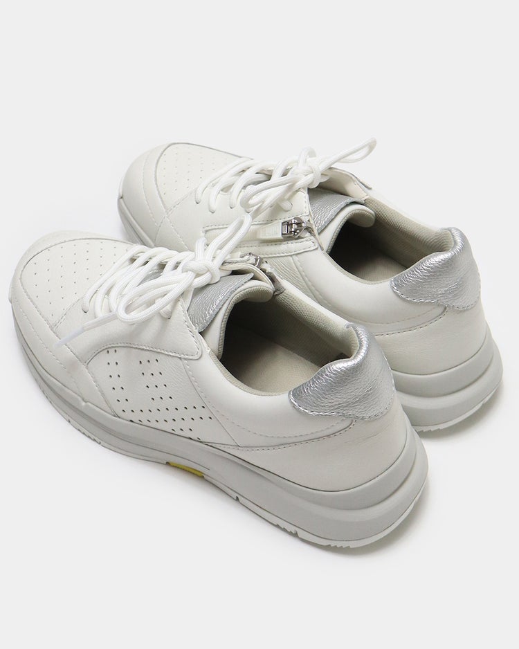 レザージップスニーカーWoW 詳細画像 ホワイト 8
