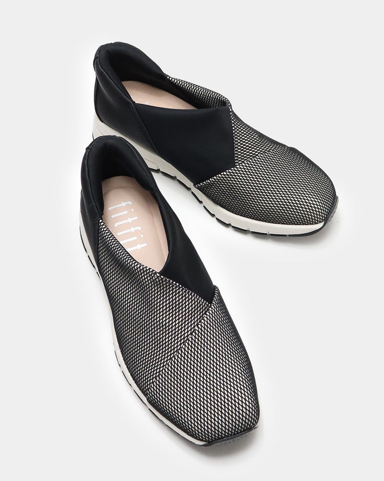 ハンズフリークロスインステップスニーカー 詳細画像 モノクロチェック 6