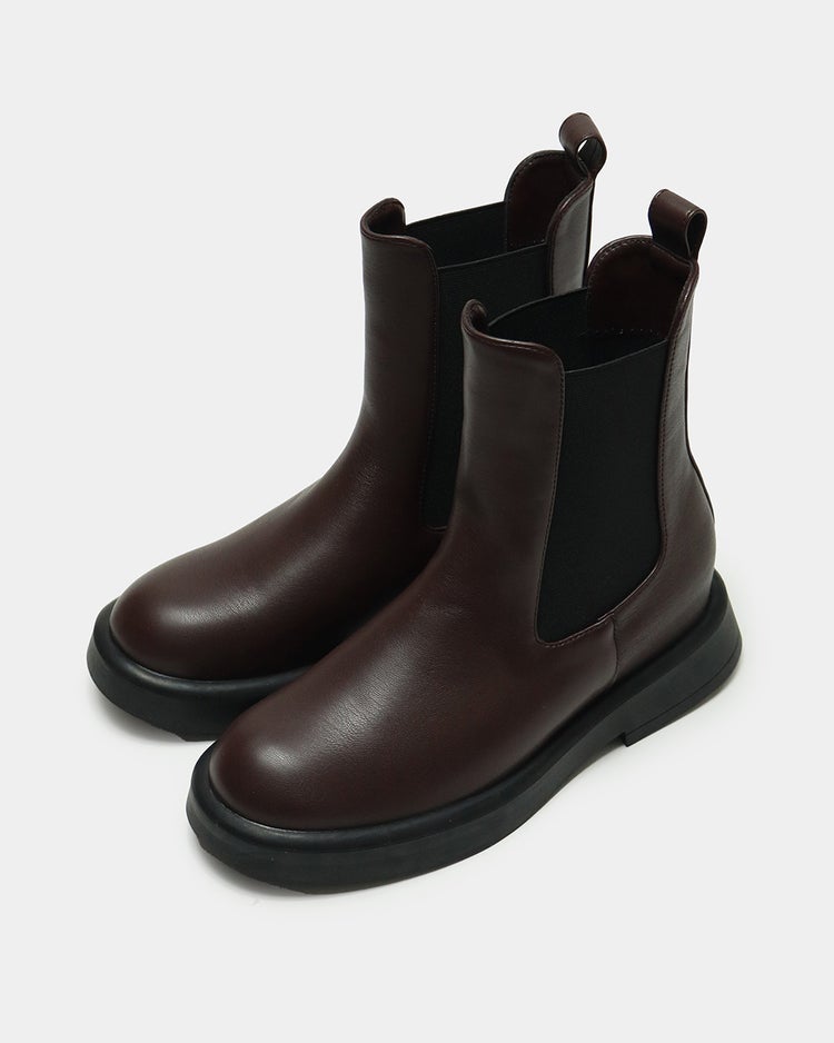 ストレッチサイドゴアブーツ 詳細画像 ダークブラウン 1