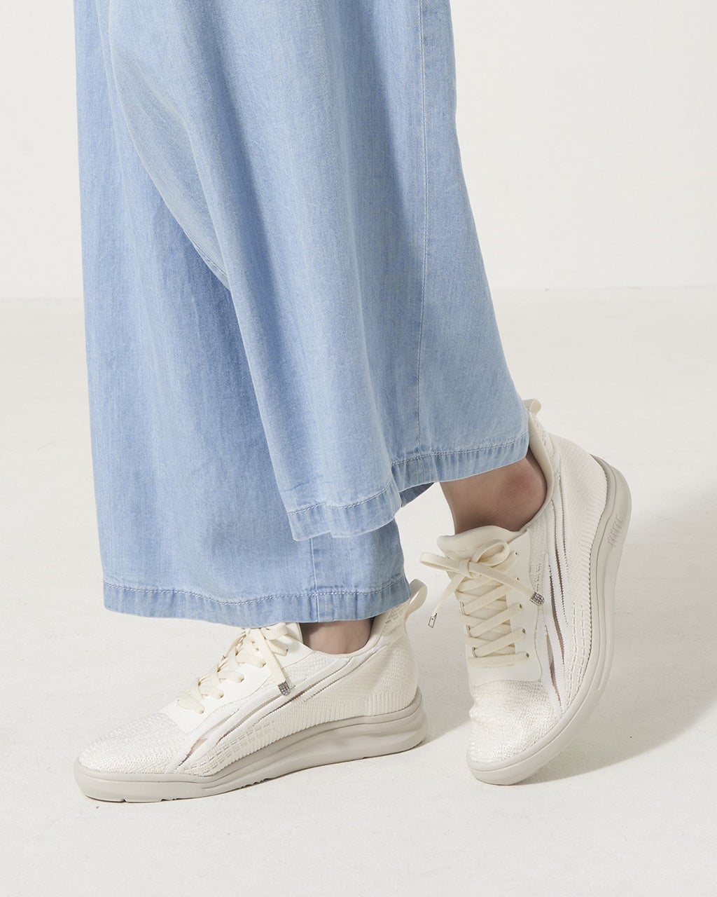 ハンズフリーニットLITEスニーカー/40代50代からのレディース