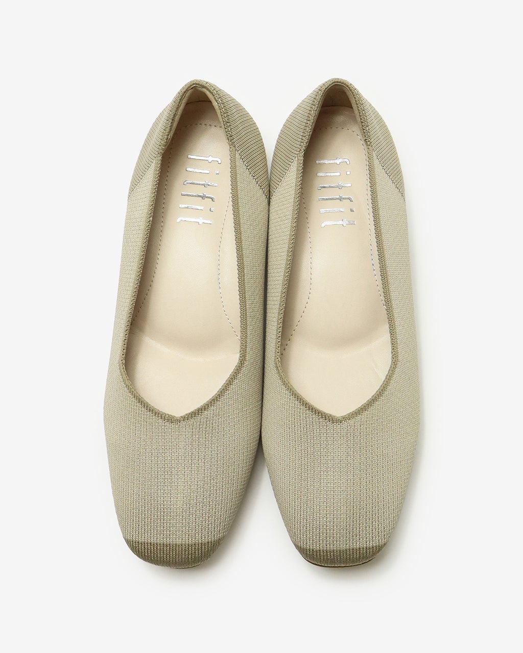 撥水ニットヒールバレエ/40代50代からのレディースファッション通販