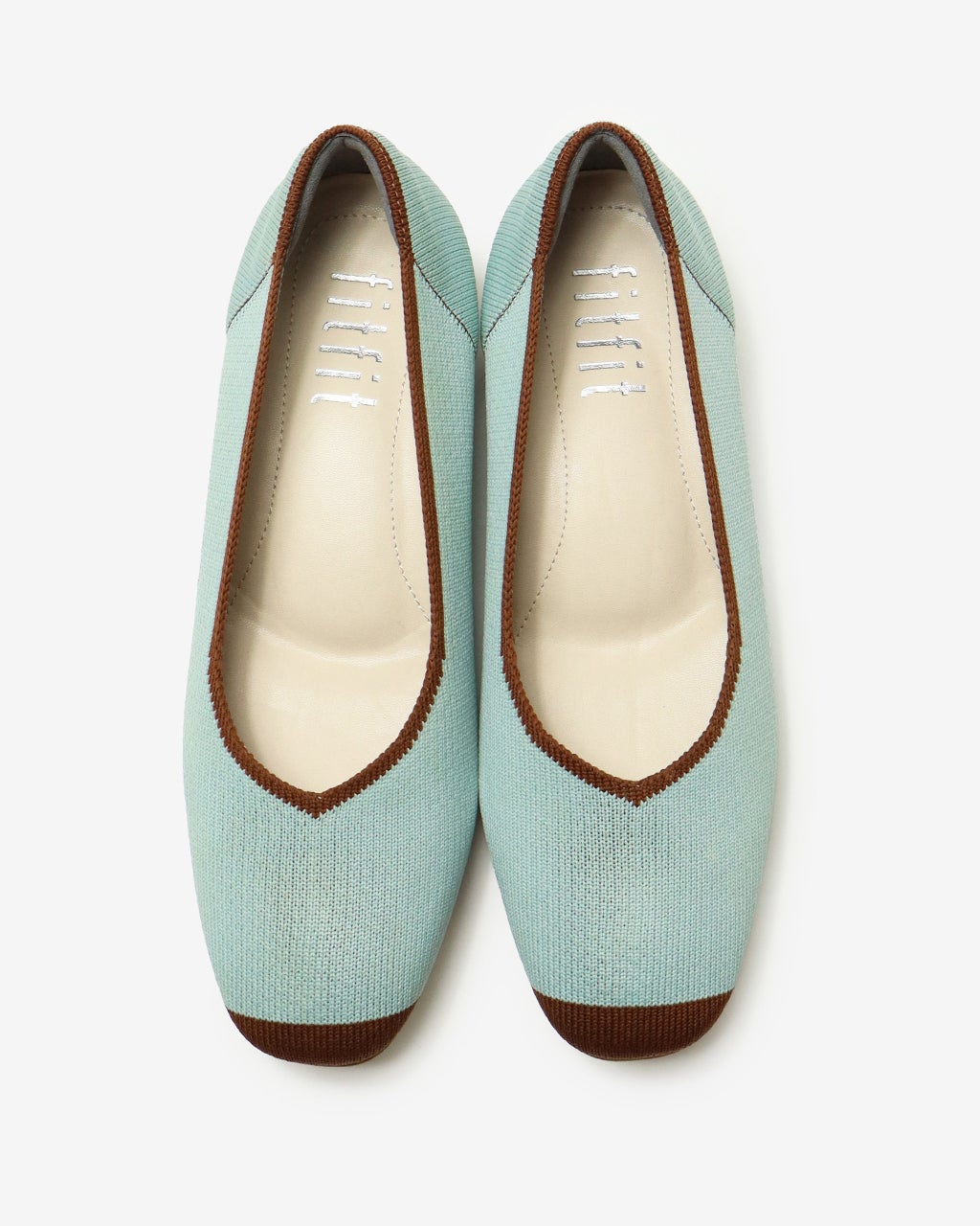 撥水ニットヒールバレエ/40代50代からのレディースファッション