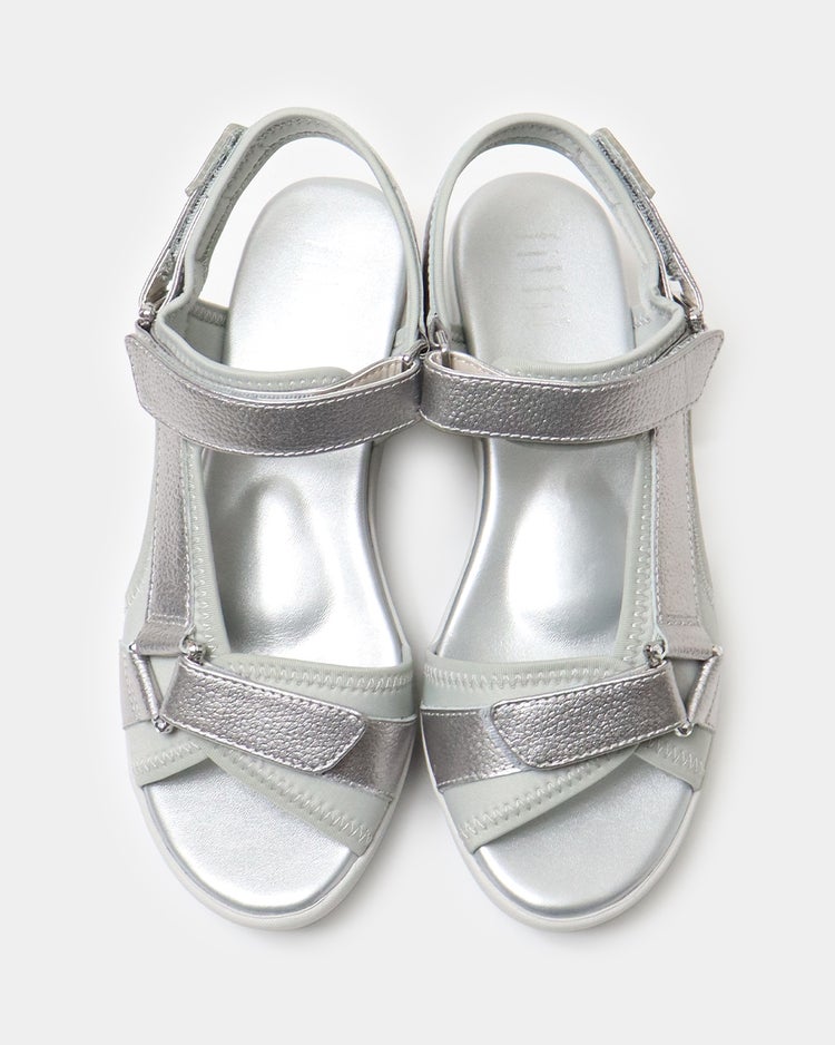 厚底3ベルトサンダル 詳細画像 シルバー 6