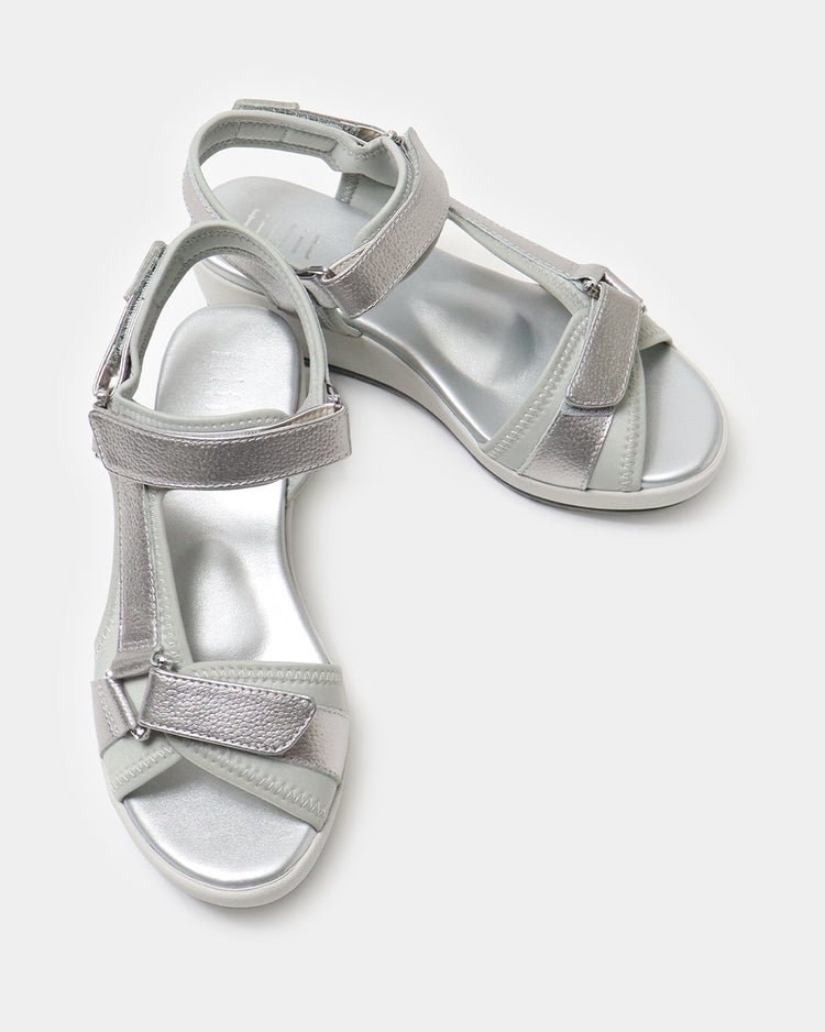 厚底3ベルトサンダル 詳細画像 シルバー 8