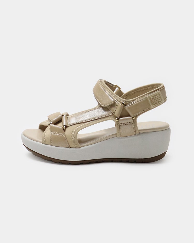 厚底3ベルトサンダル 詳細画像 シャンパンゴールド 2