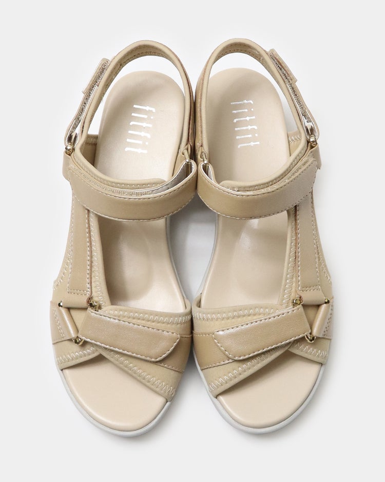 厚底3ベルトサンダル 詳細画像 シャンパンゴールド 6