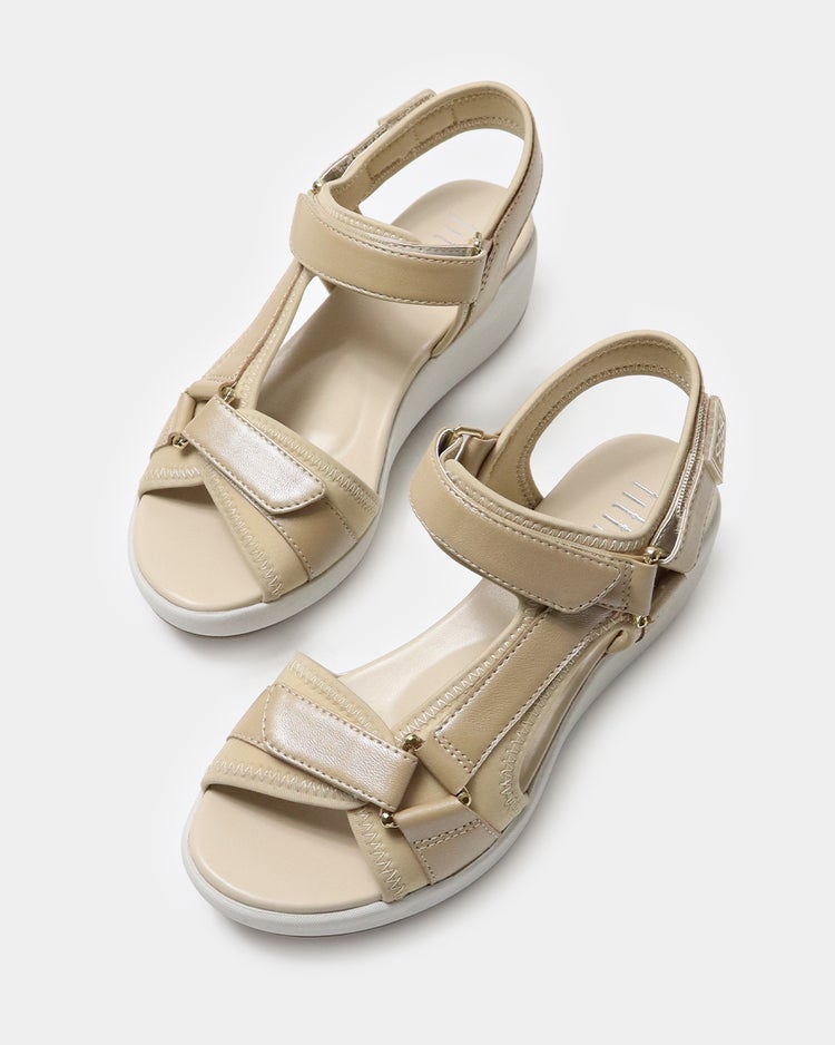 厚底3ベルトサンダル 詳細画像 シャンパンゴールド 7