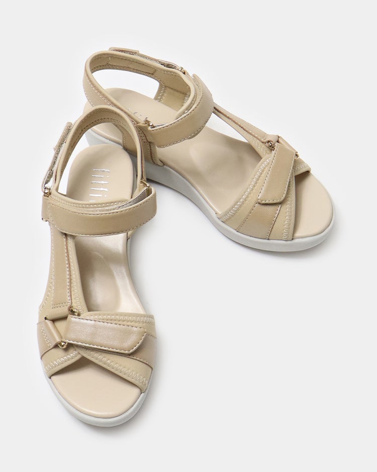 厚底3ベルトサンダル 詳細画像 シャンパンゴールド 8