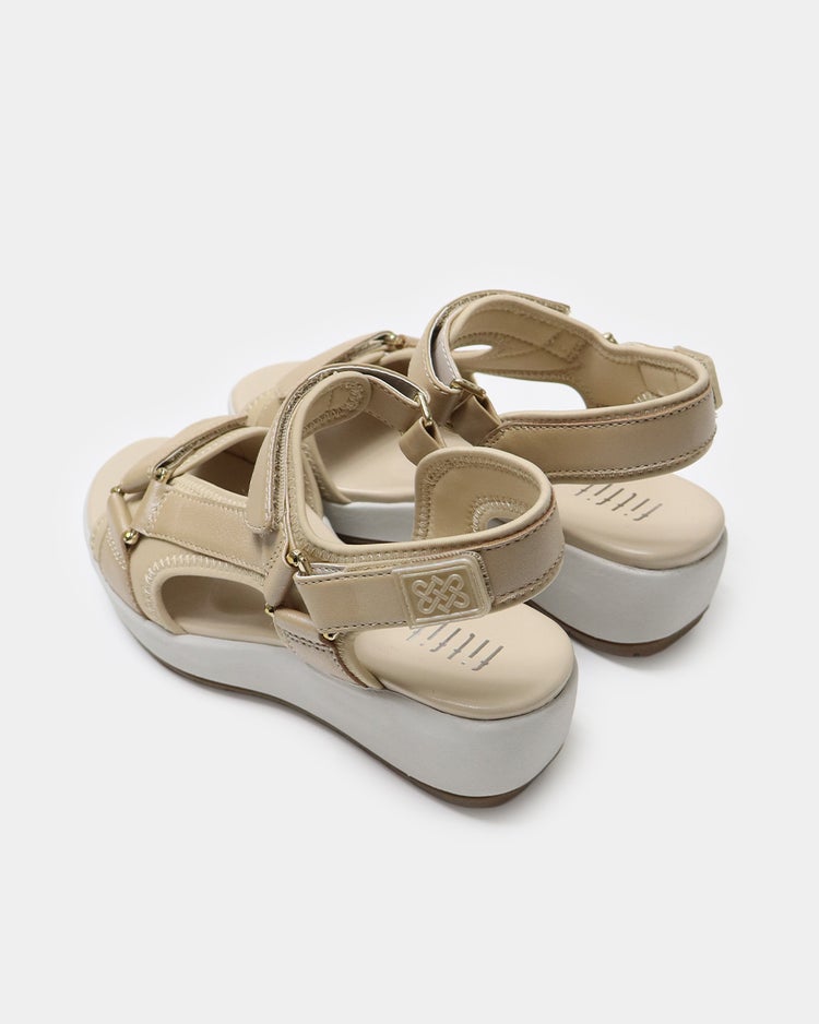 厚底3ベルトサンダル 詳細画像 シャンパンゴールド 9