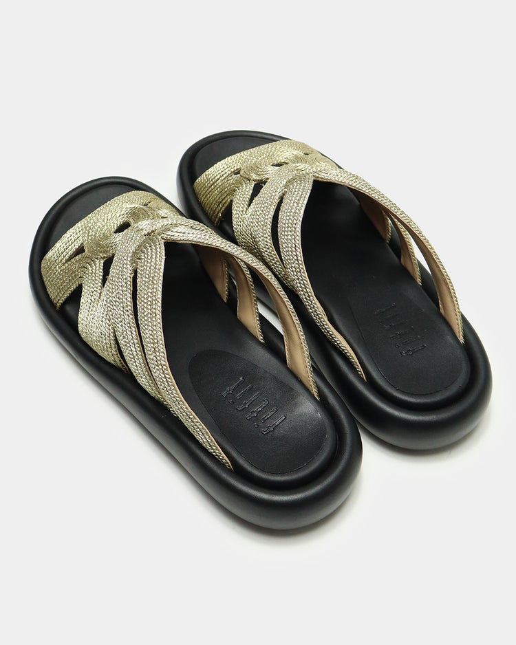 フラットフットベッドサンダル 詳細画像 ゴールド 8