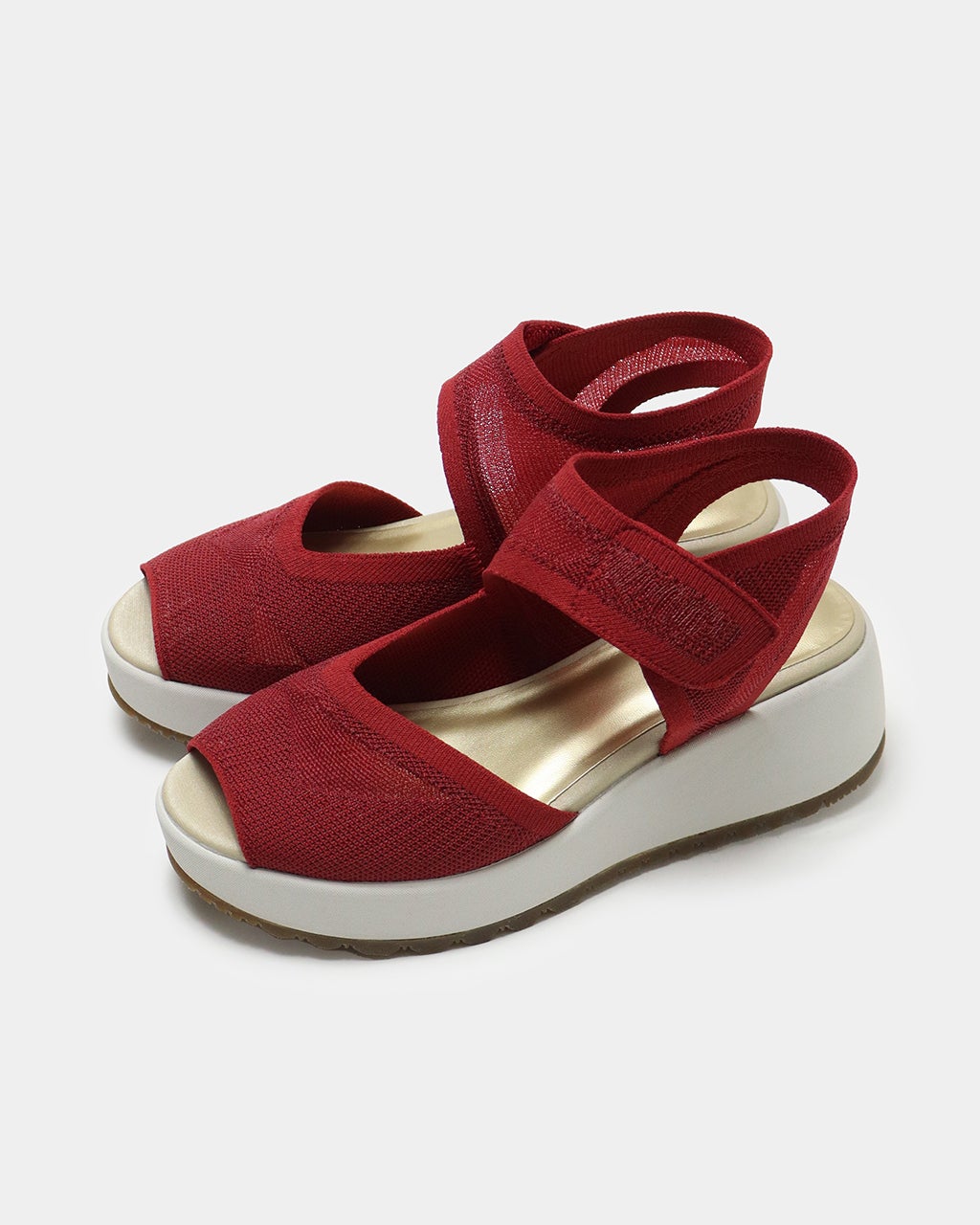 厚底ニットアジャスタブルサンダル/DoCLASSE