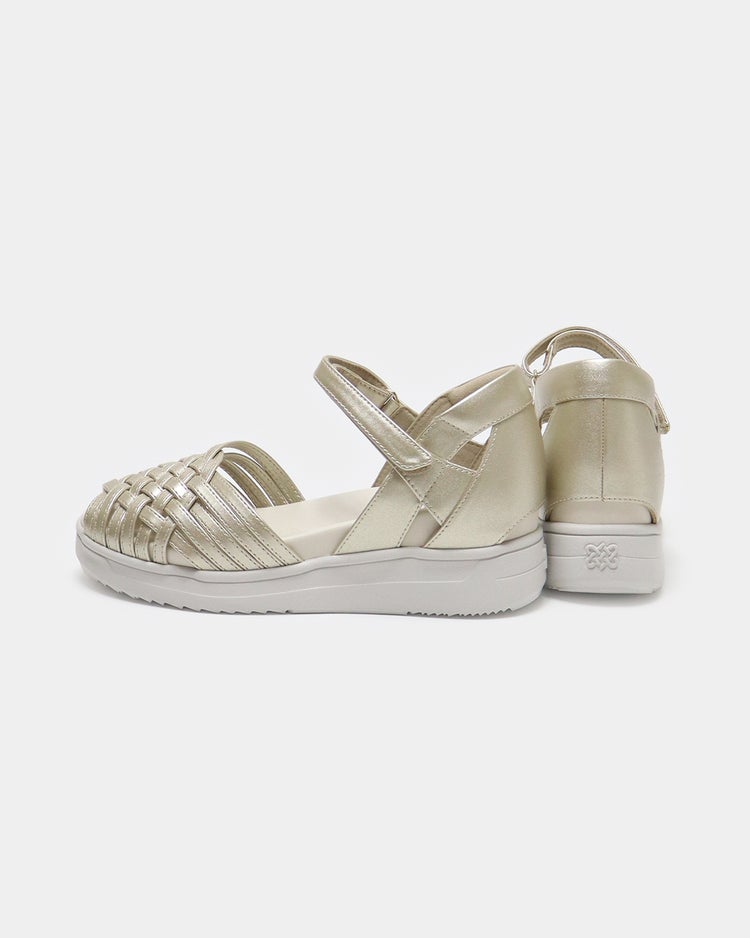 ヒールカバーメッシュLITEサンダル 詳細画像 ラメシャンパン 3