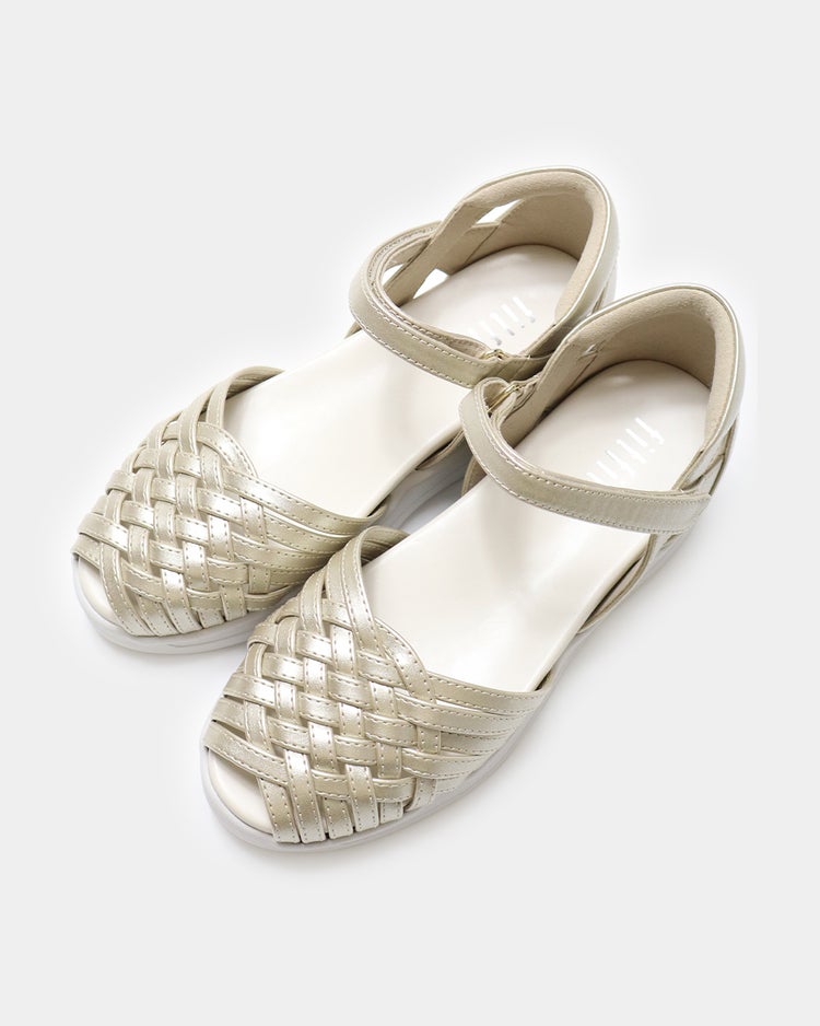 ヒールカバーメッシュLITEサンダル 詳細画像 ラメシャンパン 5