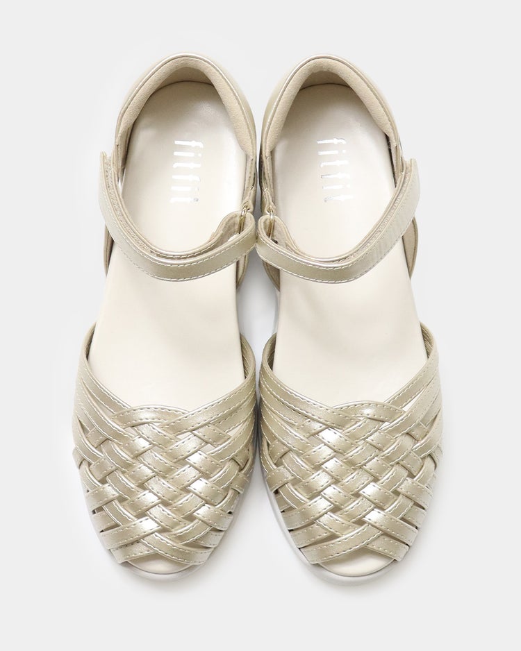 ヒールカバーメッシュLITEサンダル 詳細画像 ラメシャンパン 6