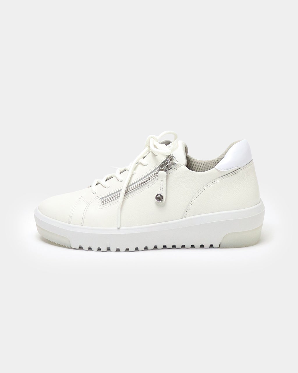 サイドジップレザースニーカー700