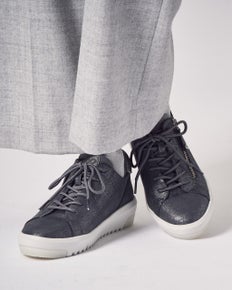 サイドジップレザースニーカー700