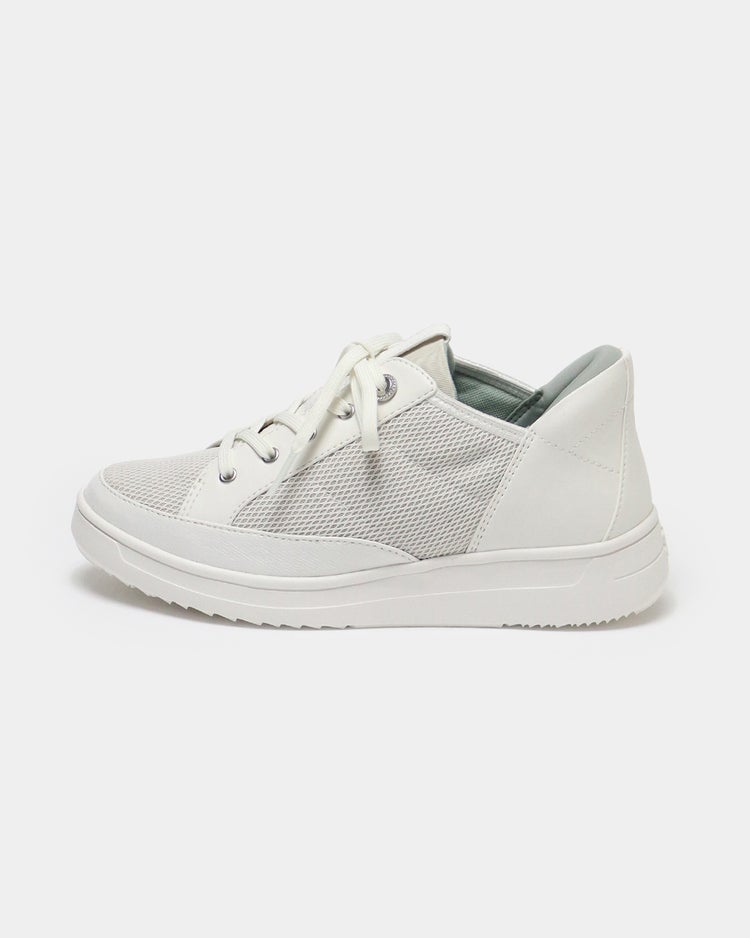 ハンズフリーソフトLITEスニーカー 詳細画像 オフホワイト&times;ベージュ 2